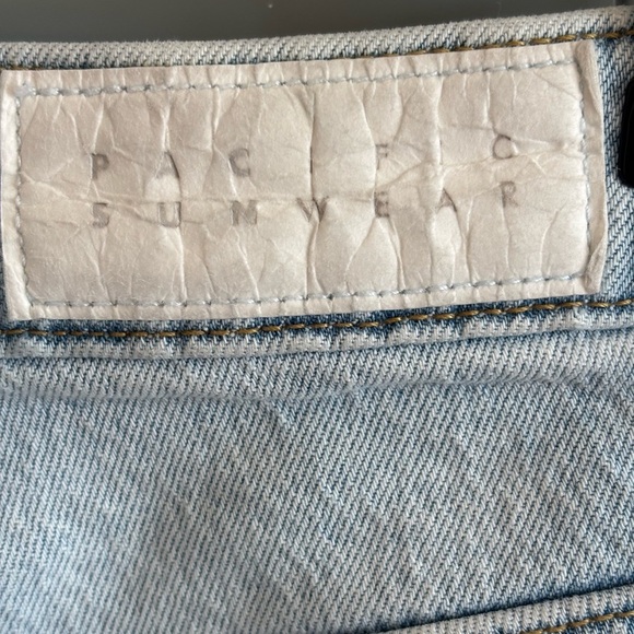 PacSun Stretch 90s Boyfriend Denim Jeans Sz 24 High Waist Straight Light Blue - Picture 8 of 9